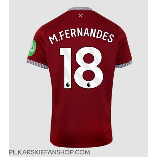 Koszulka piłkarska West Ham United Mateus Fernandes #18 Strój Domowy 2025-26 tanio Krótki Rękaw Koszulka piłkarska West Ham United Mateus Fernandes #18 Strój Domowy 2025-26 tanio Krótki Rękaw